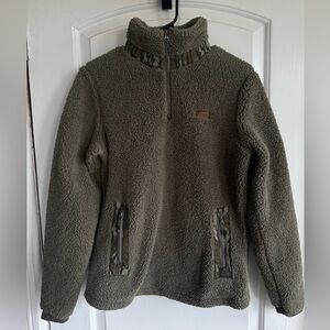 Cozy Kids Fleece Jacket - Olive Green